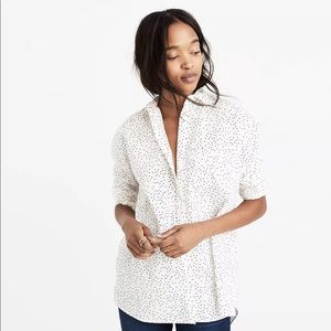 Oversized Ex-Boyfriend Shirt in Dot Scatter